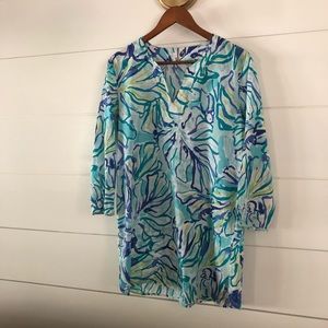 🐬 Lilly Pulitzer blue swim coverup